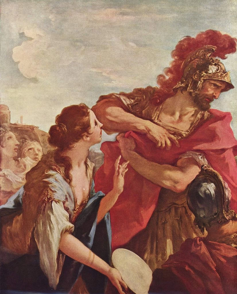 Iefte di ritorno dalla battaglia è accolto da sua figlia - National Galleries of Scotland 1